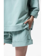 Béžový satenový komplet