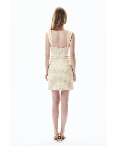 TVÍDOVÉ ŽLUTÉ ŠATY