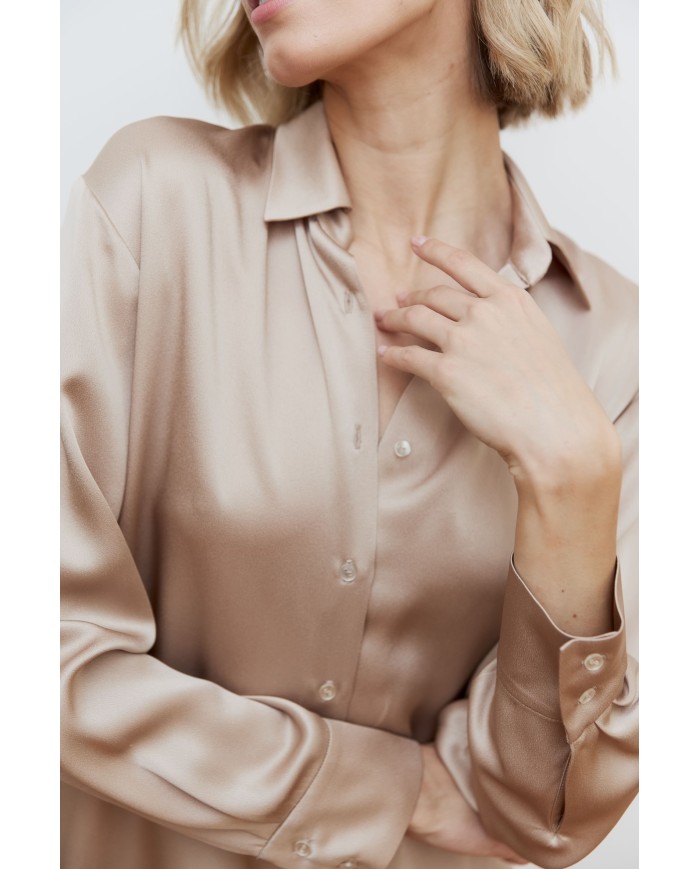 BÉŽOVÝ SATENOVÝ KOMPLET