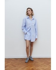 Hnědý saténový komplet