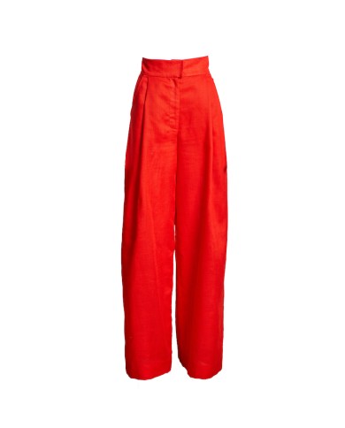 LNĚNÉ ŠIROKÉ KALHOTY