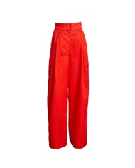 LNĚNÉ ŠIROKÉ KALHOTY